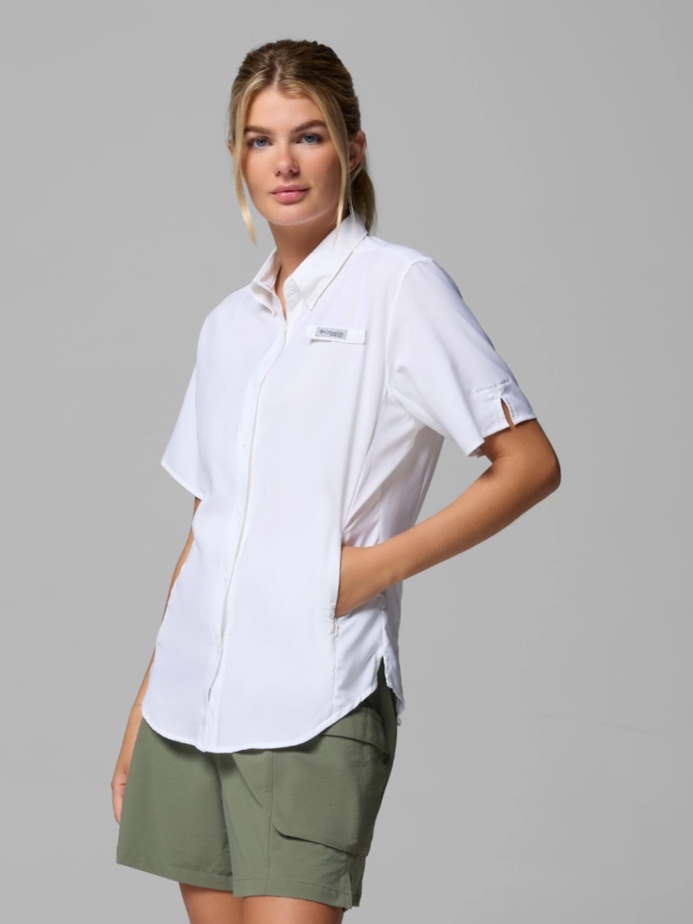 Abaco Club Women's PFG Tamiami II Short Sleeve Shirt
